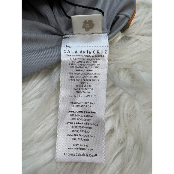 Stylish Multicolor Bikini Top - Picture 5 of 9